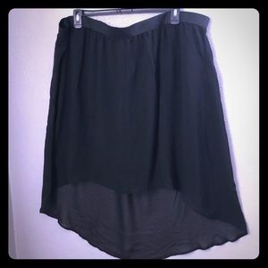 Black high-low dress size 4x